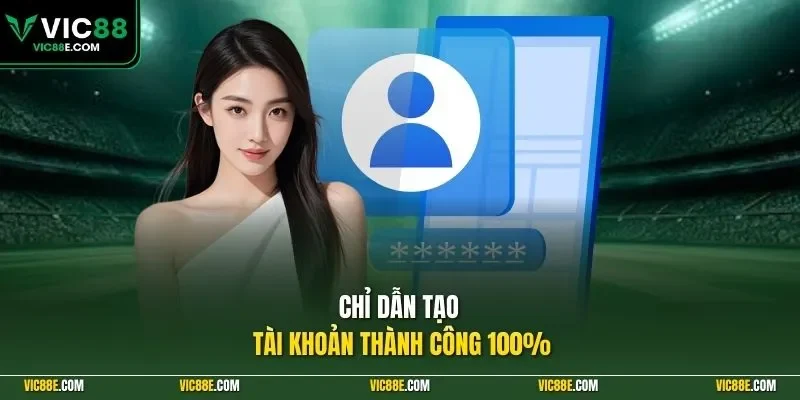 Chỉ dẫn tạo tài khoản thành công 100%