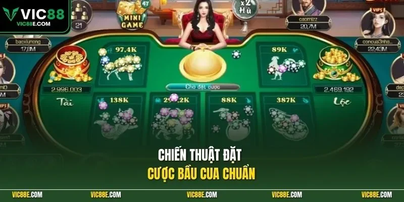 Chiến thuật đặt cược bầu cua chuẩn