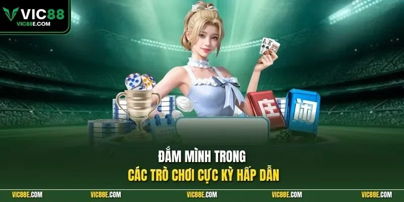 Đắm mình trong các trò chơi cực kỳ hấp dẫn