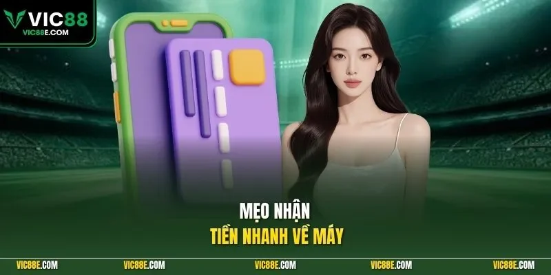 Mẹo nhận tiền nhanh về máy