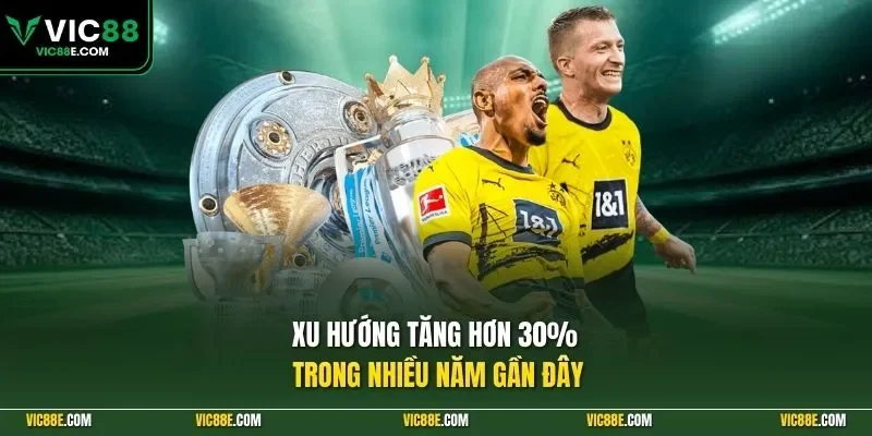 Xu hướng tăng hơn 30% trong nhiều năm gần đây